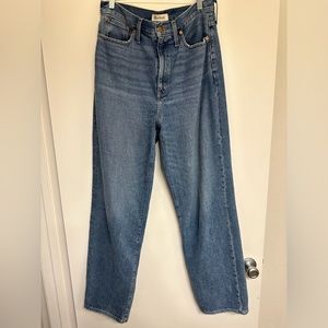 Madewell Baggy Straight Jeans
